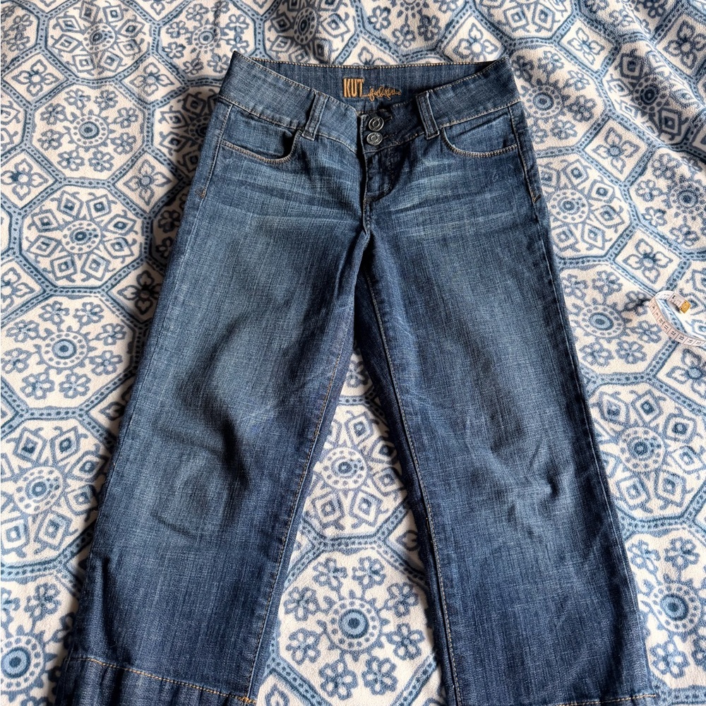 Kut from the Kloth Women's Blue Jeans (Capri)